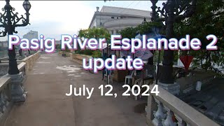 Pasig River Esplanade phase 2 update may tourist police na pasigriveresplanade touristattraction [upl. by Sosthenna]