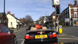 Driving Along Main Street Church Street amp Red Lane Frodsham Cheshire 2nd April 2011 [upl. by Enelyk]