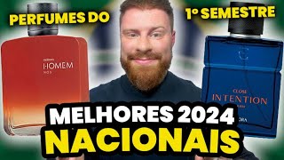 Os 10 MELHORES PERFUMES NACIONAIS lançados em 2024 até agora  Perfumes Masculinos [upl. by Ahsimik]