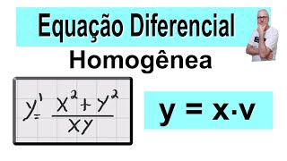 GRINGS 🚨 EQUAÇÃO DIFERENCIAL HOMOGÊNEA  EDO [upl. by Aneeb287]