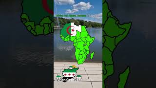 mapping africa geography map Africa but Algeria annexes its borders [upl. by Euqinna523]