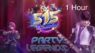 Party Legends  515 eParty Music Video 1h [upl. by Zeuqcaj710]