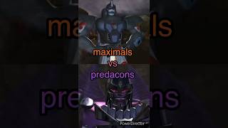 maximals vs predacons around one trailer transformersbestwars vs edit [upl. by Aillil91]