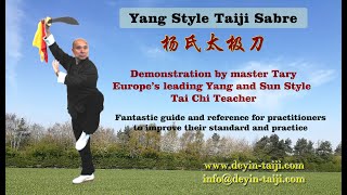 Traditional Yang Style Tai Ji Sabre Broad Sword  传统杨氏太极刀 [upl. by Sivaj]