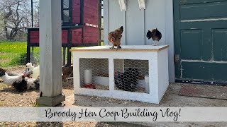 Broody Hen Coop Build with Tessa [upl. by Zitvaa]