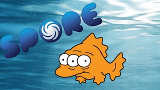 The Origin of Blinky the Three eyed fish in SPORE [upl. by Blanka]