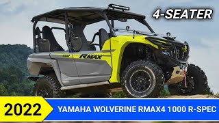 2022 YAMAHA WOLVERINE RMAX4 1000 RSPEC REVIEW COLORS PRICE AND SPECS [upl. by Woods]