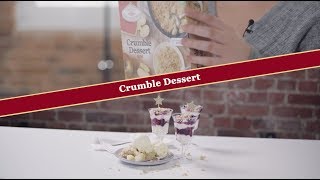 Coppenrath amp Wiese – Rezept – Apfel Crumble und Beeren Crumble Dessert clever pimpen mit Emma [upl. by Ramiah420]