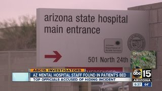 Arizona Mental Hospital staff found in patients bed [upl. by Nyrem]