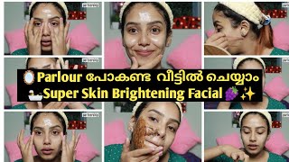 💲ഇനി പൈസ കളയണ്ട 😱 💍Wedding Facial At Home Malayalam [upl. by Nitsrek786]