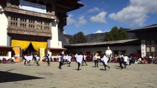 The Black Necked Cranes Festival in Bhutan [upl. by Nevar456]