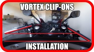 Yamaha R3  How to Install Vortex Clipons [upl. by Hubbard]