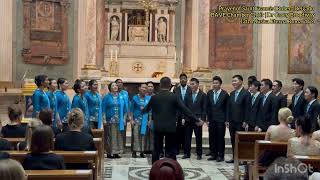 PRAYER OF ST FRANCIS  Allen PoteRobert Delgado BAVE Chamber Choir at 13th Musica Eterna Roma 2024 [upl. by Airot]