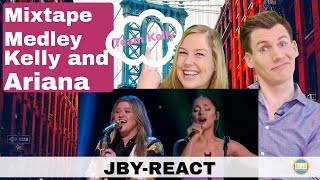 JBYReact We wisten niet dat Ariana Grande en Kelly Clarkson zo zingen [upl. by Oniratac]