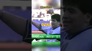 Último Partido de Diego Maradona futbol maradona goals [upl. by Iblok]