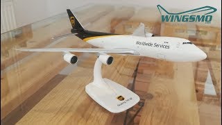 Herpa Wings UPS Boeing 7478F 612241 Snap Fit Flugzeug Modelle Aviation Models WINGSMO [upl. by Kial]