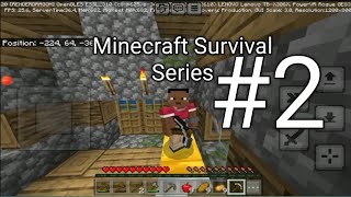 I have build a carrot farmMinecraft Survival series PT 2 [upl. by Bernardo]