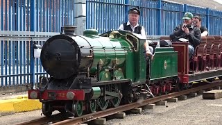 quotCOUNT LOUISquot BASSETTLOWKE LOCO  TYSELEY LOCOMOTIVE WORKS ON SUTTON MINIATURE RAILWAY 170623 [upl. by Naman]