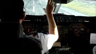 Boeing 747 200 Takeoff from JFK runway 22R [upl. by Lorolla909]