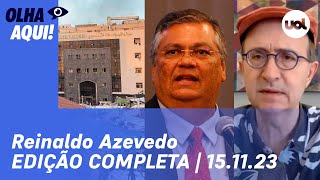 🔴 Reinaldo Azevedo manifestações bolsonaristas Dino e caso dama do tráfico Israel e hospital [upl. by Bethesde]