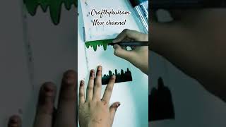 Note design ideas art stepbysteppaintingforbeginners craftbykulsam [upl. by Adniroc]