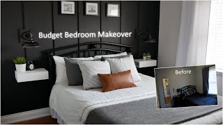 DIY Bedroom Makeover 250 Budget [upl. by Ednyl347]