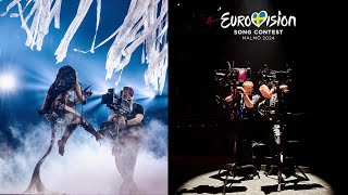 EUROVISION 2024 STEADICAM OPERATORS TIM TØNNESSEN amp TOMAS ANTONSSON  GRAND FINAL [upl. by Lebanna]