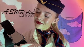 ASMR Comforting Flight Attendant Roleplay ✈️🤍 [upl. by Reeves]