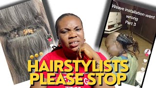 Why Are Hairstylists So Unprofessional [upl. by Aliekat]