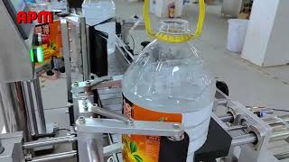 Automatic labeling machine for water bottle [upl. by Notirb]