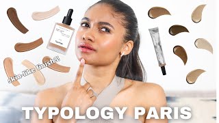 TYPOLOGY TINTED SERUM amp CONCEALER REVIEW  typology Paris tinted serum amp concealer try on amp review [upl. by Illa]