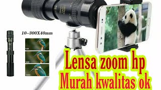 Lensa tele hp Zoom terbaik 4k 1030x40 murah [upl. by Nylaroc]