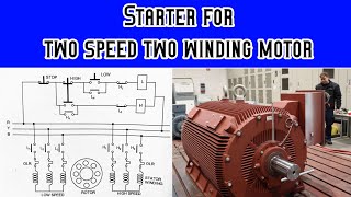 Starter for Two speed Two winding motor in tamil [upl. by Anelav]