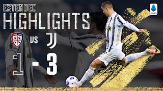 Cagliari 13 Juventus  Ronaldo Scores Perfect HatTrick  EXTENDED Highlights [upl. by Ailesor192]