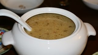 Soupe à la Semoule dOrge Tchicha  Barley Semolina Soup  شربة التشيشة [upl. by Eboh]