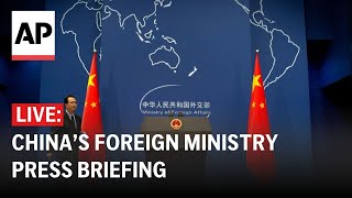 China’s Ministry of Foreign Affairs press briefing Nov 13 2024 [upl. by Llennej]