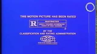 MPAA quotRquot Rating Card 1985 [upl. by Vernice]