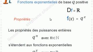 Maths TES TL  Fonctions exponentielles  Mathématiques Terminale BAC ES L [upl. by Spillar45]