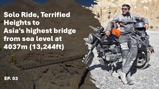 EPISODE 3  NAKO TO KIBBER  SOLO WINTER SPITI RIDE [upl. by Aneeram487]