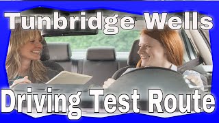 Tunbridge Wells Driving Test Route  Time Lapse [upl. by Gulgee88]