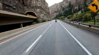 Riding from Glenwood Springs to Gypsum on US70 Colorado [upl. by Survance]