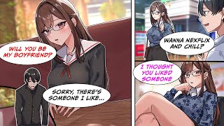 Manga Dub After turning her down I went to hit on girls to learn about them but RomCom [upl. by Emelia]