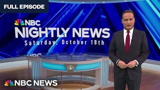 Nightly News Full Broadcast  Oct 19 [upl. by Norved]