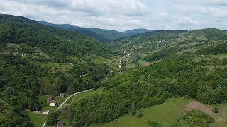 Gornji Potočari  Srebrenica maj 2024 4K iz zraka [upl. by Modnarb599]