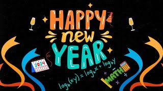 Happy New Year 🎊 Best mathematical wishes for 2024 🎊 [upl. by Neelyhtak]