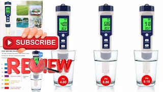 Review5in1 TDSECPHSalinityTemperature Meter Digital Water Quality Monitor [upl. by Atekram857]