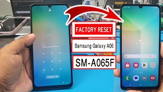 Samsung Galaxy A06 SMA065F Screen lock Factory Reset [upl. by Elakram204]