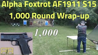 Alpha Foxtrot S15 1000 Round WrapUp Perfection in a 15round ultracompact 1911 [upl. by Primrose]