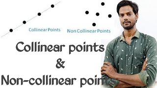 Collinear point amp Noncollinear points  Non collinear points  icsemaths592 [upl. by Merle]