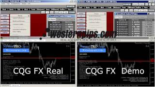 Arbitrage Forex CQG FX [upl. by Adnilema828]